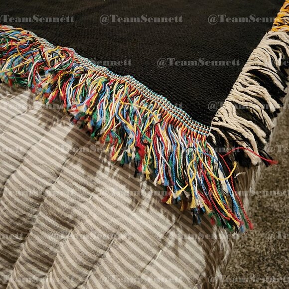 Dead & Company Cotton Woven Throw Blanket / Dead Forever 2025 Sphere Residency - Picture 4 of 11